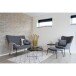 Couchtisch >Venezia< in Schwarz, Glas - 70x40x70cm (BxHxT)