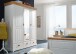 Kleiderschrank >SZ-0132< in weiß - 192x217x58 (BxHxT)