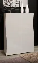 Schuhschrank >KISS< in weiß, Holzwerkstoff -...
