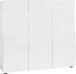 Garderoben-Set >KISS< in weiß, Holzwerkstoff - 282x190x42cm (BxHxT)