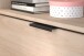 Hochbett >Milky 2< in Schwarz/Eiche - 203x135x90cm (LxBxH)