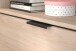 Hochbett >Milky 2< in Schwarz/Eiche - 203x135x90cm (LxBxH)