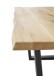 Esstisch >Benny< in Eiche aus Eiche massiv/Metall - 180x75x100cm (BxHxT)