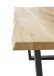 Esstisch >Benny< in Eiche aus Eiche massiv/Metall - 180x75x100cm (BxHxT)