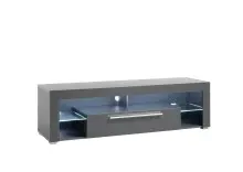 Lowboard >Greta< in matt grau - 153x44x44cm (BxHxT)