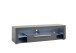 Lowboard >Greta< in matt grau - 153x44x44cm (BxHxT)