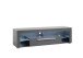 Lowboard >Greta< in matt grau - 153x44x44cm (BxHxT)