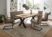 Freischwinger >Linda< in taupe/schwarz - 51,5x92x70 (BxHxT)