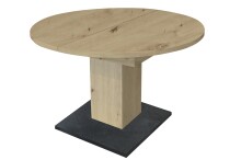 Esstisch rund (ausziehbar bis 144cm) >Judd< in...