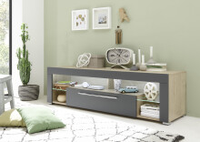 TV-Board >Greta< in Artisan/grau - 153x44x44cm (BxHxT)