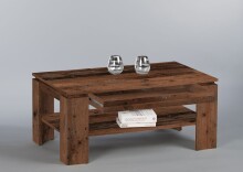Couchtisch >Heidi< in Old Style aus Dekor - 100x44x60cm (BxHxT)