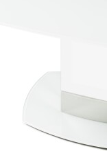 Esstisch >Jackson< ausziehbar bis 190cm, weiß/poliert - 130/190x75x105 (BxHxT)