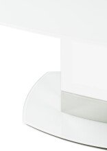 Esstisch >Jackson< ausziehbar bis 190cm, weiß/poliert - 130/190x75x105 (BxHxT)