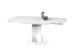 Esstisch >Jackson< ausziehbar bis 190cm, weiß/poliert - 130/190x75x105 (BxHxT)
