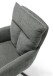 Armlehnstuhl >Solveig< (2er-Set) in grau/schwarz - 60x93x67 (BxHxT)