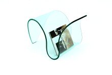 Beistelltisch >1022< in gehärtetes glas,...