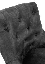 Esszimmerstuhl >Johanna< (2er-Set) in aubergine/schwarz - 54x91x62 (BxHxT)