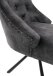Esszimmerstuhl >Johanna< (2er-Set) in aubergine/schwarz - 54x91x62 (BxHxT)