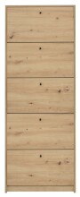 Schuhkipper >Flap< in asteiche, Holzwerkstoff - 60x168x16cm (BxHxT)