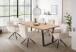 Armlehnstuhl >Solveig< (2er-Set) in hell beige/schwarz - 60x93x67 (BxHxT)
