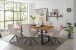Armlehnstuhl >Solveig< (2er-Set) in hell beige/schwarz - 60x93x67 (BxHxT)