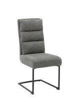 Freischwinger >Stena< (2er-Set) in grau/schwarz - 45x100x61 (BxHxT)