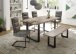Freischwinger >Stena< (2er-Set) in grau/schwarz - 45x100x61 (BxHxT)