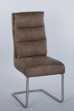 Freischwinger >Rena< (2er-Set) in taupe - 45x100x61...