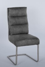 Freischwinger >Rena< (2er-Set) in anthrazit - 45x100x61 (BxHxT)