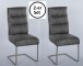 Freischwinger >Rena< (2er-Set) in anthrazit - 45x100x61 (BxHxT)