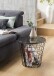 Beistelltisch >1031< in Schwarz, Metall - 42x41cm (BxH)