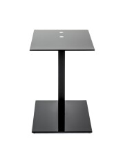 Beistelltisch >14569< in schwarz - 45x50x35 (BxHxT)