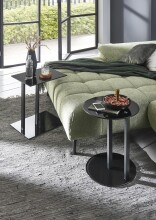 Beistelltisch >14569< in schwarz - 45x50x35 (BxHxT)