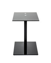 Beistelltisch >14569< in schwarz - 45x50x35 (BxHxT)