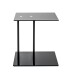 Beistelltisch >14569< in schwarz - 45x50x35 (BxHxT)