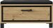 Sitzbank >Travis< in Artisan Eiche / schwarz Eiche - 89,4x44,7x41,5 (BxHxT)