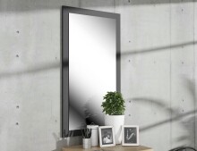 Garderobenspiegel >Travis< in Schwarz Eiche,...