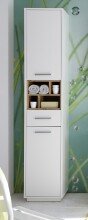 Hochschrank >Milano< in Weiß, Absetzungen:...