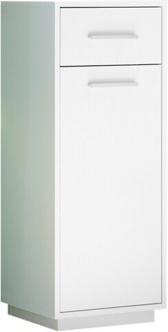 Badkommode >Milano< in Wildeiche Optik aus Holzwerkstoff E1 - 38x92x30cm (BxHxT)