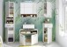 Badkommode >Milano< in weiss aus Holzwerkstoff E1 - 38x92x30cm (BxHxT)