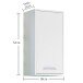 Hängeschrank >Milano< in Wildeiche Optik aus Holzwerkstoff E1 - 38x72x23 (BxHxT)