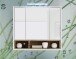 Badezimmerspiegelschrank >Milano< in Weiß-Wildeiche - 80x72x21 (BxHxT)