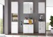 Waschbeckenunterschrank >Peter< in Weiß Hochglanz aus MDF - 60x57x31cm (BxHxT)