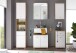Waschbeckenunterschrank >Peter< in Weiß Hochglanz aus MDF - 60x57x31cm (BxHxT)