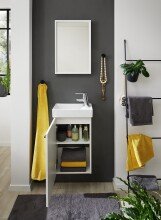 Badezimmer-Set >Amy< in Weiß - 41x165x23 (BxHxT)