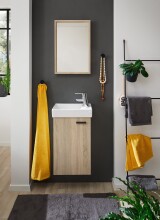 Badezimmer-Set >Amy< in Eiche Sonoma Nachbildung -...