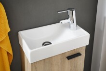 Badezimmer-Set >Amy< in Eiche Sonoma Nachbildung - 41x165x23 (BxHxT)