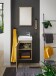 Badezimmer-Set >Amy< in Eiche Sonoma Nachbildung - 41x165x23 (BxHxT)