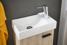 Badezimmer-Set >Amy< in Elegance Endgrain Oak - 41x165x23 (BxHxT)