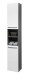 Hochschrank >Gloss< in Weiß-Anthrazit - 34x190x31 (BxHxT)